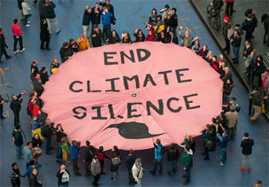 end climate silence circle new york