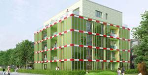 Algae-covered building BIQ
