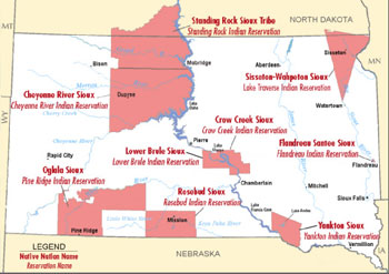Sioux Tribes South Dakota