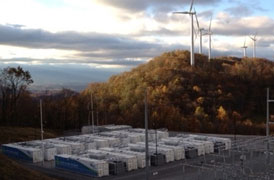 Wind energy storage