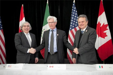 Climate MOU: US, Canada, Mexico