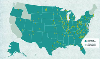 Coal ash sites