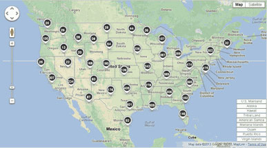 EPA GHG Map