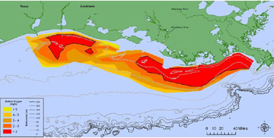 Gulf dead zone 2014