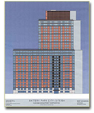 Battery Park City Green Apartment Building                                                                                                                                                                                                                                                                  
