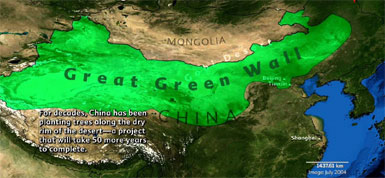 China Great Green Wall