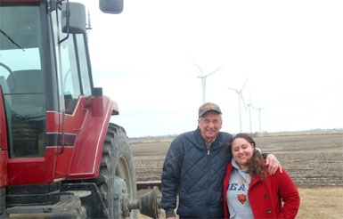 Wind Illinois Farm