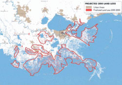 Louisiana Wetlands Before and Now