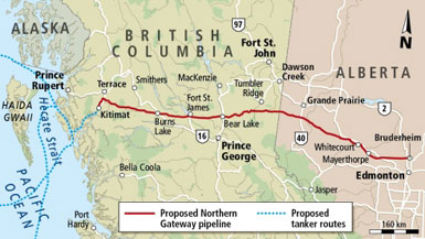 Tar Sands Northern Gateway Pipeline