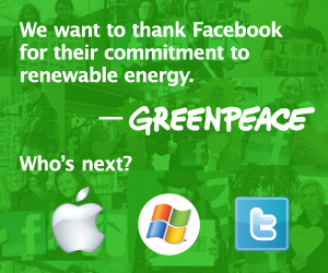 GreenpeaceFacebook