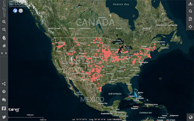 Wind Turbine National Map