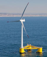Wind turbines Windfloat